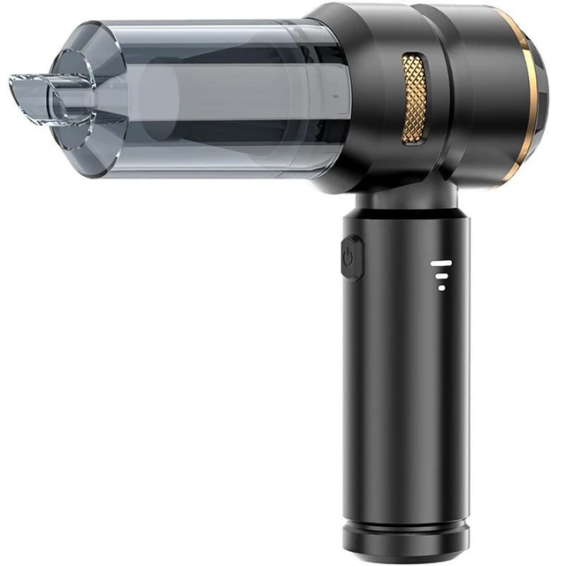 Alt view image 6 of 9 - 6659 3-in-1 Car Vacuum & Tire Inflator, 16000Pa Brushless Motor Blow, Suction, Inflate 80000 RPM, 100W, 8A, Type-C Fast Charging 0.2L Dust Cup, 2000mAh x 3 Battery