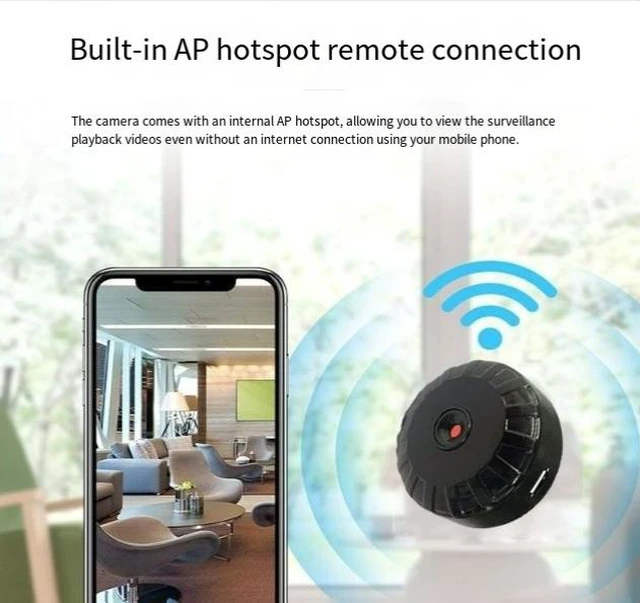 Alt view image 5 of 6 - Sunflower HD WiFi Indoor Security Camera Mobile Remote, 1080P, Night Vision, Wide Angle, Cloud Storage, Smart Home