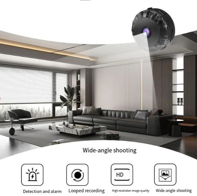 Alt view image 6 of 6 - Sunflower HD WiFi Indoor Security Camera Mobile Remote, 1080P, Night Vision, Wide Angle, Cloud Storage, Smart Home
