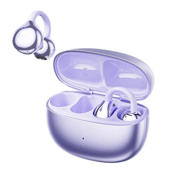 Alt view image 5 of 8 - M108 AI Smart Translation Bluetooth Headset Clip-On Open-Ear, Bone Conduction, Hi-Fi Sound, True Wireless, Bluetooth 5.4