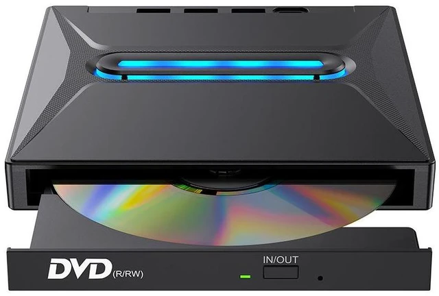 Alt view image 6 of 8 - 5-in-1 External DVD/CD Rewriter Multi-Function USB 3.0 Optical Drive for PC/Laptop/Mac, CD/DVD Reader & Burner, Portable Slim Design