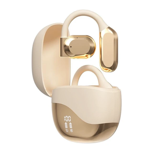 Alt view image 6 of 10 - M62 AI Translation Bluetooth Headset Bone Conduction Open-Ear, Digital Display, 58H Battery, Bluetooth 5.3, Low Latency Gaming