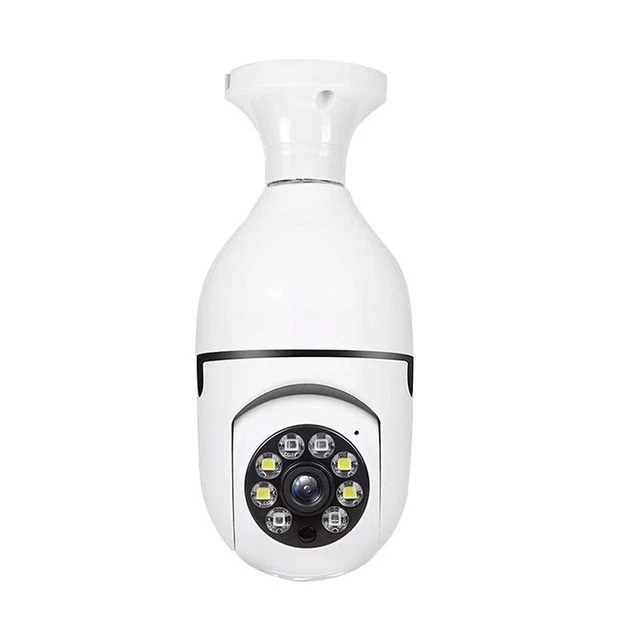 Alt view image 10 of 11 - 2MP Light Bulb Security Camera 2.4G WiFi, 1080P Night Vision, Mobile Remote, Smart Motion Tracking, Two-Way Audio