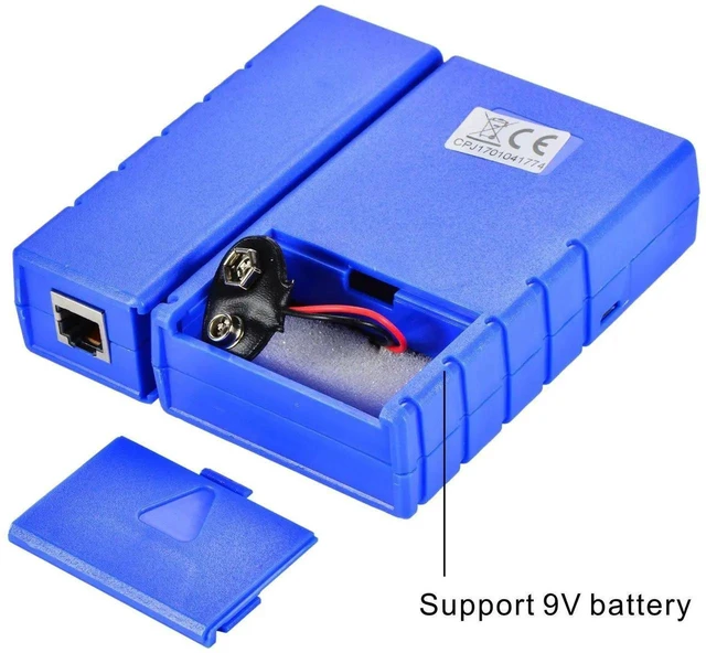 Alt view image 10 of 10 - Network Cable Tester Test Tool RJ45 RJ11 RJ12 CAT5 CAT6 UTP USB LAN Wire Ethernet
