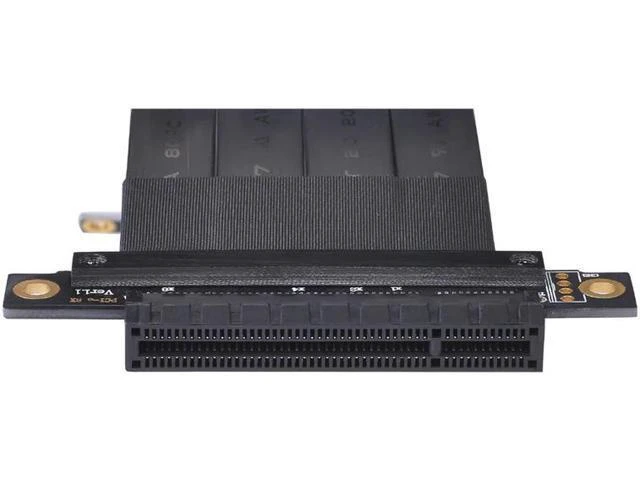 Alt view image 9 of 12 - Add On Card PCIE/PCI-E Riser Card PCI Express Extension Cable Riser PCI E 8X Male to 8X Female Riser Cable for BTC Mining