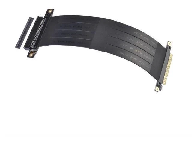 Alt view image 8 of 12 - Add On Card PCIE/PCI-E Riser Card PCI Express Extension Cable Riser PCI E 8X Male to 8X Female Riser Cable for BTC Mining
