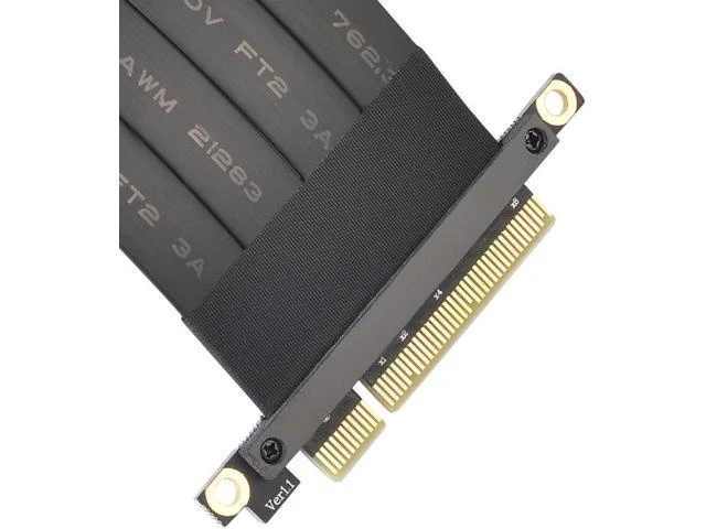 Alt view image 10 of 12 - Add On Card PCIE/PCI-E Riser Card PCI Express Extension Cable Riser PCI E 8X Male to 8X Female Riser Cable for BTC Mining