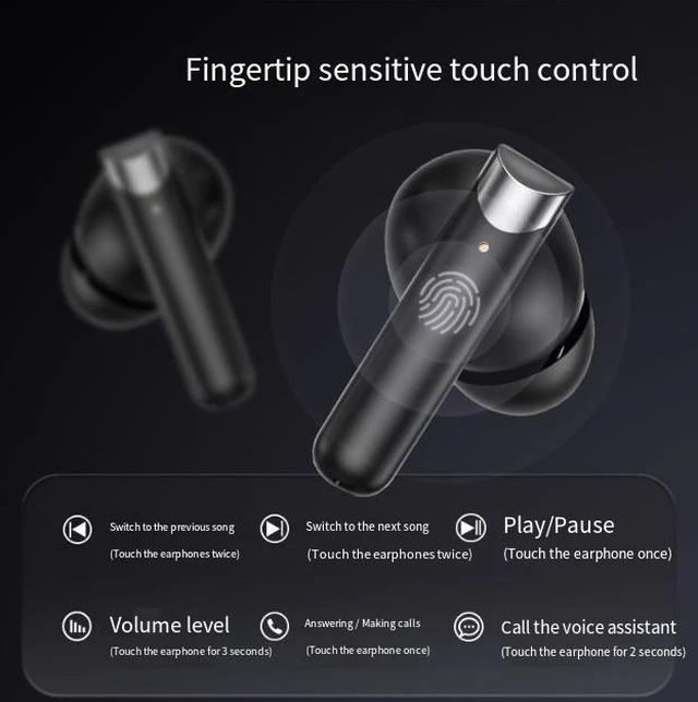 Alt view image 6 of 6 - M83 Wireless Bluetooth Headset Noise Cancelling In-Ear, Outdoor Gaming, Ultra-Long Battery Life, Intelligent Stereo Sound, Bluetooth 5.4