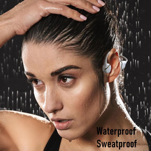 Alt view image 11 of 12 - Bone Conduction Open-Ear Sports Headphones 32GB MP3, IPX5 Waterproof, Bluetooth 5.3, 8H Battery, Dual-Device Connection
