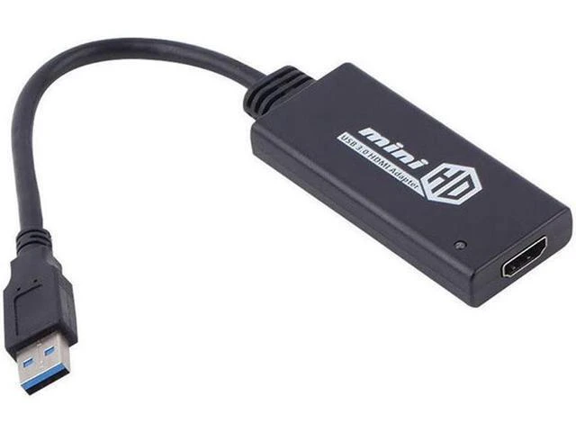 Alt view image 8 of 12 - USB to HDMI Adapter, 1080P HD Audio Video Cable Converter, USB 3.0 to HDMI for Multiple Monitors, Compatible with Windows 10/8.1/8/7 (Not Support Vista,LINUX)