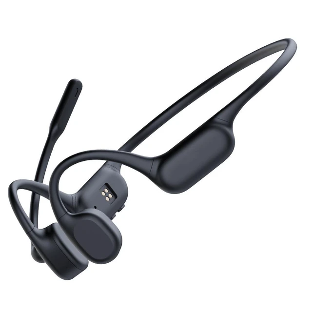 Alt view image 7 of 10 - S18M True Bone Conduction Headphones, Bluetooth 6.0 Open Ear Wireless Sports Headset with Microphone, 5H Long Battery Life, 170mAh, IPX5 Waterproof Sweatproof, Ultra-Light 26g for Running Cycling Gym