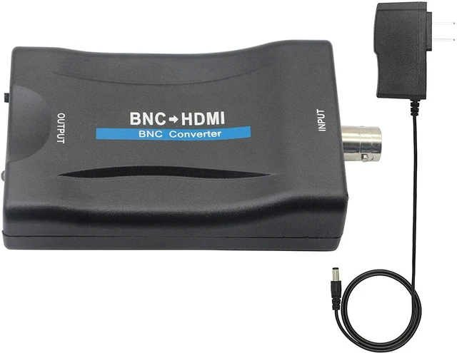 Alt view image 8 of 11 - BNC to HDMI Converter,BNC Female to HDMI Video Converter Adapter Box Analog CVBS Input HDMI Composite Connector Hook up for HD TV Monitor Security Camera CCTV VCR DVRs 1080P HDCP-Not Support SDI