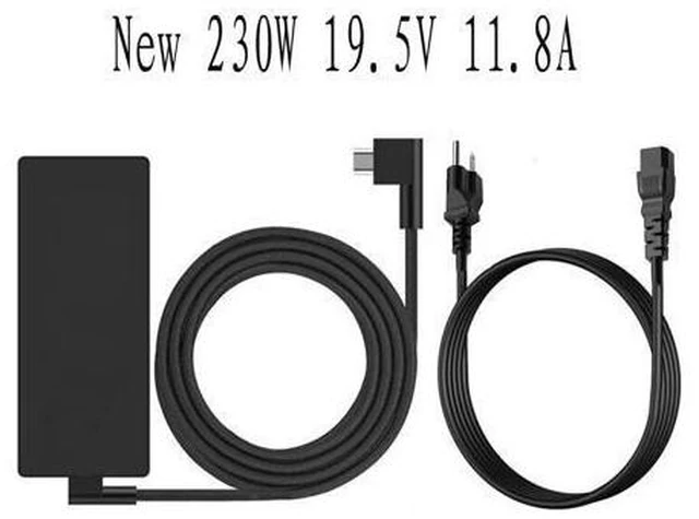 Alt view image 9 of 10 - 230W 19.5V 11.8A RC30-024801 Genuine Charger Fit for Razer Blade 15 14 16 17 RZ09-0248 RTX3060 RTX3070 RTX3080 RTX2070 RTX2080 GTX1060 GTX1070 Blade Pro 17/4K Gaming Laptop Power Adapter