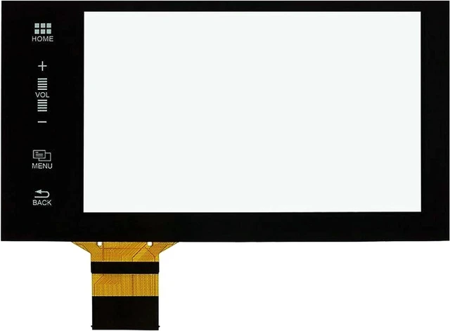 Alt view image 11 of 12 - New Touch Screen Glass Digitizer Replacement for Honda Accord 2016-2017 GPS Navigation 7" Radio