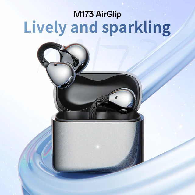 Alt view image 10 of 10 - M173 Clip-On Bluetooth Headset Open-Ear Sports Headphones, Cross-Border Bestseller, High-Quality Sound, Bluetooth 6.0