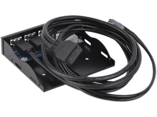 Alt view image 8 of 12 - PC Case 3.5 inch front panel 4 Ports USB Hub,2 Ports USB 3.0 & 2 Ports USB 2.0,2ft USB Type A Female to motherboard Adapter Cable