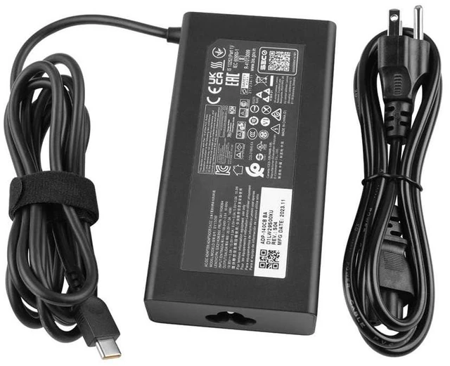 Alt view image 4 of 6 - 140W USB C Charger Adapter Compatible with Lenovo ADL140YDC3A ADP-140CB BA Slim Pro 7 9 14ARP8 Yoga Pro 7 9 14IMH9 14AHP9 IdeaPad Pro 5 14AHP9 Legion 9 16IRX8 ThinkPad Z16 Gen 2 ThinkPad P14s Gen