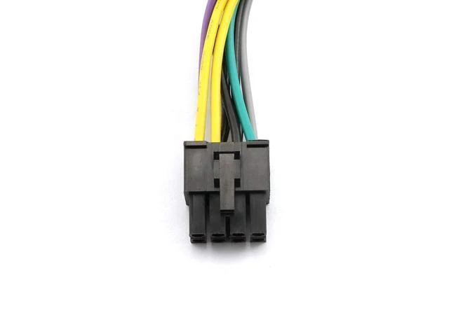 Alt view image 10 of 10 - 11 Inch 24-Pin to 8-Pin 18AWG ATX PSU Power Supply Adapter Cable for Motherboards 2PCS