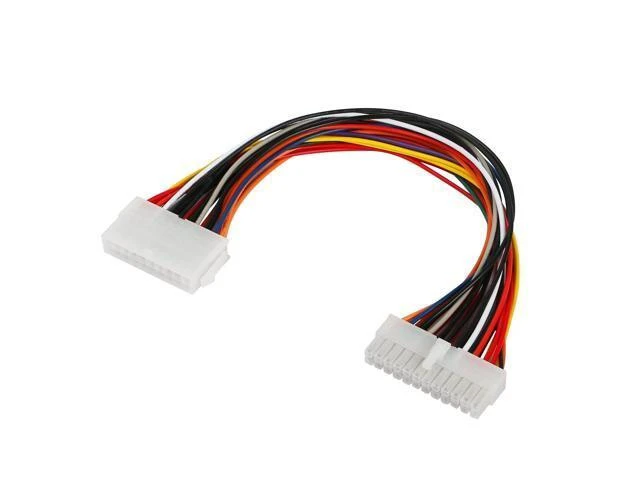 Alt view image 7 of 12 - 30cm ATX 20 Pin to 24 Pin Power Supply Adapter Computer PC Cable