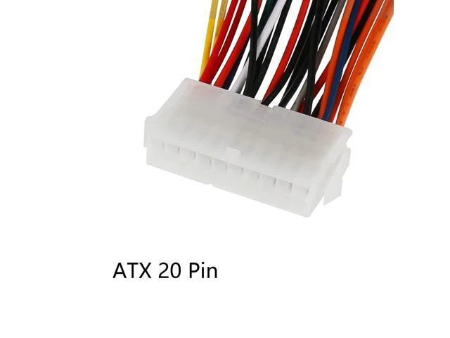 Alt view image 9 of 12 - 30cm ATX 20 Pin to 24 Pin Power Supply Adapter Computer PC Cable