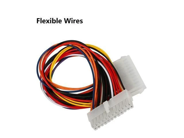 Alt view image 10 of 12 - 30cm ATX 20 Pin to 24 Pin Power Supply Adapter Computer PC Cable