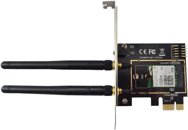 Alt view image 8 of 10 - WISDUM M.2 NGFF Key A A+E to Mini PCI-E Adapter Wireless WiFi Bluetooth Network Card Converter PCI-Express 1X M2 NGFF Support 2230 2242