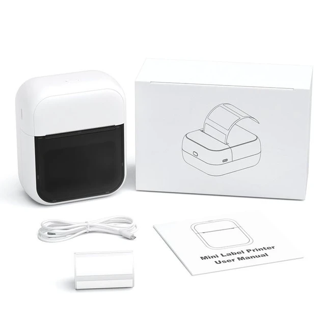 Alt view image 10 of 10 - C50 Mini Thermal Tattoo Stencil Printer AI, Bluetooth Portable Label Maker, 1200mAh Battery, for Tattoo Artists Home Office Organization, Compatible with iOS/Android (White, Includes 1 Roll Paper)