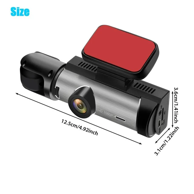 Alt view image 13 of 14 - Dual Lens WiFi Dash Camera Front & Rear Recording, HD 1080P Car Recorder, Loop Recording, G-Sensor
