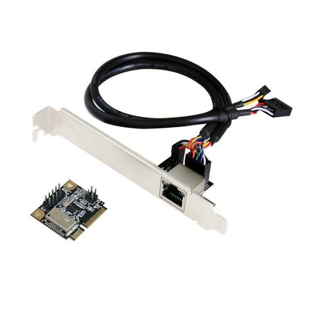 Alt view image 7 of 10 - Mini PCIe Gigabit Ethernet Network Card Realtek RTL8111H, 1000Mbps RJ45, Plug-and-Play, Driver-Free, Full/Half Duplex Auto-Negotiation, for Desktop & Embedded Systems