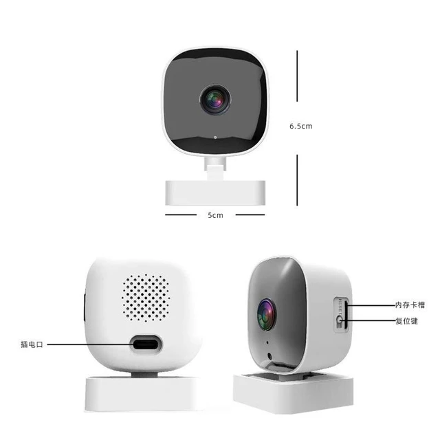 Alt view image 10 of 12 - Wireless WiFi HD Card Camera Mobile Remote Monitoring, Motion Detection, Night Vision, TF Card Storage, Home Window Security