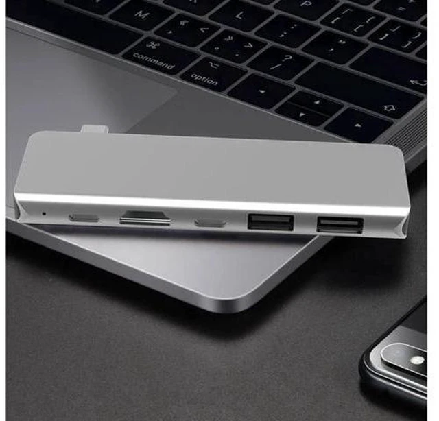 Alt view image 9 of 14 - 5Gbps High Speed Sync Data USB C Hub 5 In 1 Type-C To HDMI 4K USB 3.0 PD Charge Port Type C Multiport Adapter? Type-C Hub