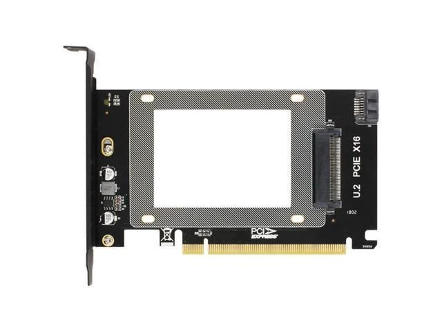 Alt view image 2 of 2 - PCI-E Riser 3.0 4X X16 to U.2 SFF-8639 Adapter NVMe PCIe SSD PCI-e to U2 Card M.2 NGFF 2.5' SSD to PCI-EX16