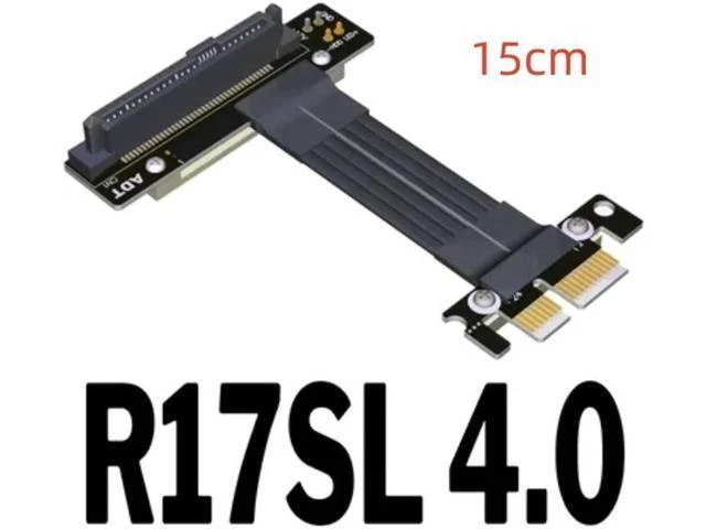 Alt view image 8 of 14 - PCIe 4.0 1x SSD To SFF-8639 (U.2) Adapter Cable For 2.5" NVMe U.2 SFF-8639 SSD Grey