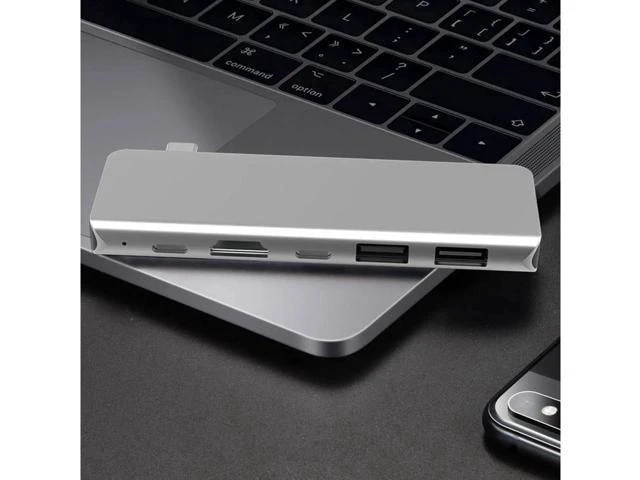 Alt view image 14 of 14 - 5 in 1 USB Type C HUB USB-C to 4K HDMI USB TYPE-C Adapter 5 Ports Aluminum Alloy Shell Splitter for PC Notebook Computer Laptop