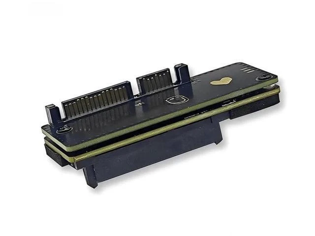 Alt view image 6 of 6 - FOR Desktop SATA to SAS Adapter Converter 6Gbps SATA (7+15)22Pin Male to SAS 29Pin Female Expansion Card Riser for 2.5" 3.5" SAS HDD
