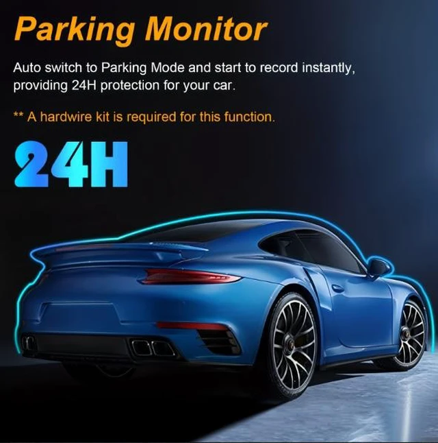 Alt view image 12 of 14 - Dual Lens Dash Cam 1080P Front & Interior Car Camera, Night Vision, 360° Coverage, Loop Recording, Parking Monitor