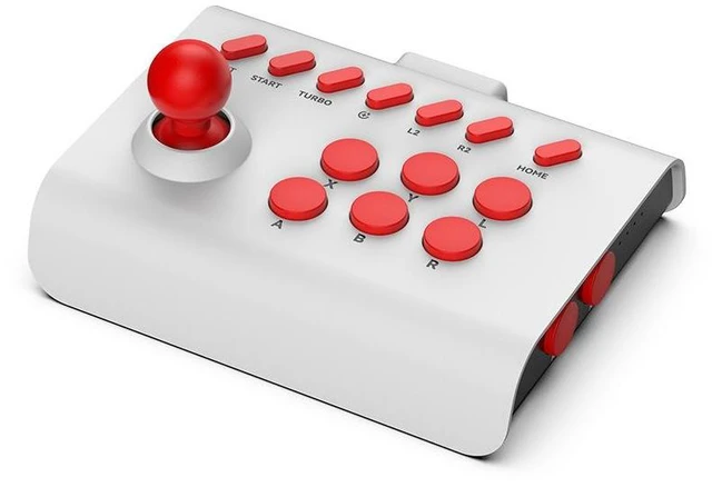 Alt view image 5 of 8 - Arcade Joystick Bluetooth Wireless, Multi-Platform, for PC/Android/iOS/PS4/PS3/Switch, 400mAh, 10H Battery