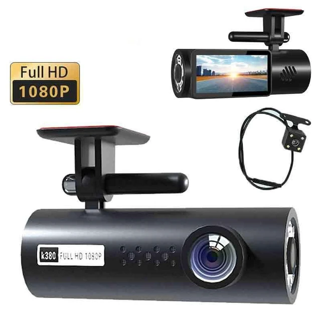 Alt view image 5 of 6 - K4 WiFi Dash Cam 2K Hidden Camera, 170° Wide Angle F2.0, Wireless APP Control, Super Night Vision, Loop Recording, G-Sensor, Time-Lapse Parking Monitor No Screen Dual Lens Car DVR (Up to 128GB TF