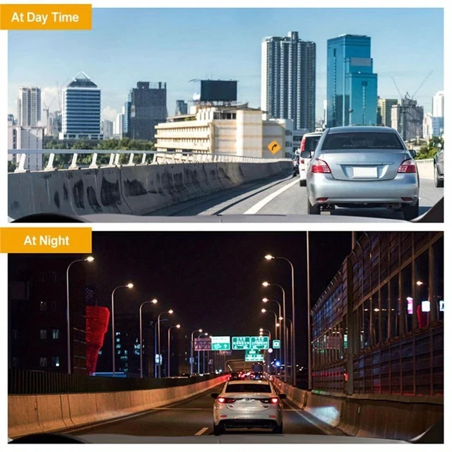 Alt view image 9 of 14 - Dual-Lens 1080P Dash Cam Front, Cabin & Rear Recording, Night Vision, Parking Monitor for Car Security Dual-lens without WiFi
