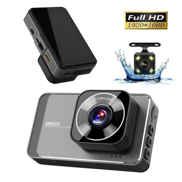 Alt view image 6 of 10 - M78 Dual Channel Dash Cam, Front+Rear Recording with WiFi 3.0" IPS Screen, 1080p HD, F2.5 Aperture Night Vision, 140° Wide Angle, Loop Recording, Reverse Parking Assist