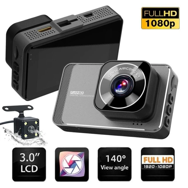 Alt view image 7 of 10 - M78 Dual Channel Dash Cam, Front+Rear Recording with WiFi 3.0" IPS Screen, 1080p HD, F2.5 Aperture Night Vision, 140° Wide Angle, Loop Recording, Reverse Parking Assist
