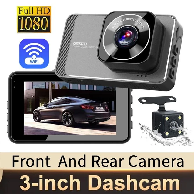 Alt view image 8 of 10 - M78 Dual Channel Dash Cam, Front+Rear Recording with WiFi 3.0" IPS Screen, 1080p HD, F2.5 Aperture Night Vision, 140° Wide Angle, Loop Recording, Reverse Parking Assist