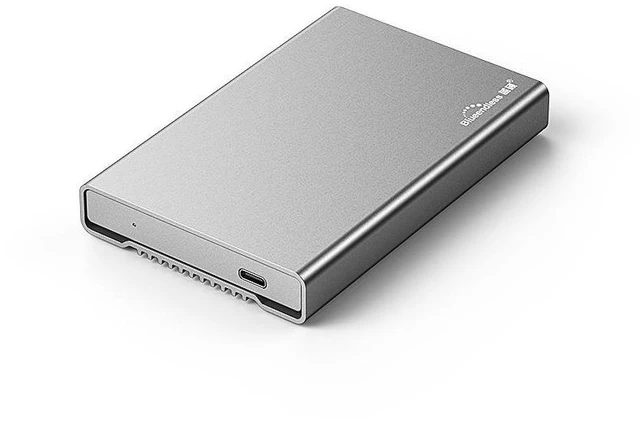 Alt view image 9 of 11 - All-Metal 2.5-inch SATA Hard Drive Enclosure USB 3.0 Type-C to SATA III Adapter Case for 7mm/9.5mm/15mm HDD/SSD, External Tool-Free Storage Box with 2-in-1 Cable, UASP Support