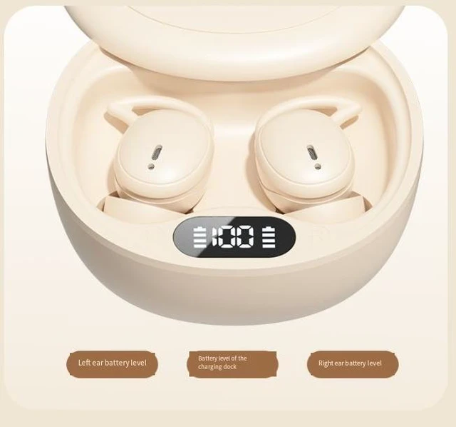 Alt view image 6 of 8 - M73 Sliding Cover Bluetooth Headset In-Ear Noise Cancelling, High-Quality Sound, Side-Sleep Comfort, Mini Design, Bluetooth 5.4
