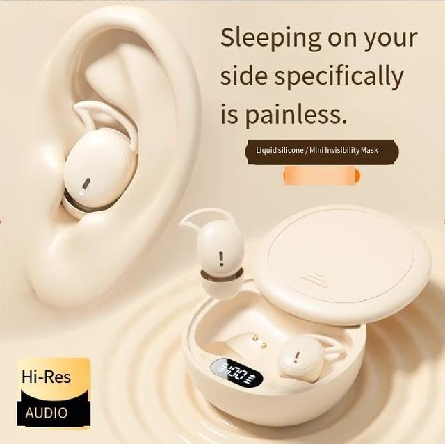 Alt view image 8 of 8 - M73 Sliding Cover Bluetooth Headset In-Ear Noise Cancelling, High-Quality Sound, Side-Sleep Comfort, Mini Design, Bluetooth 5.4
