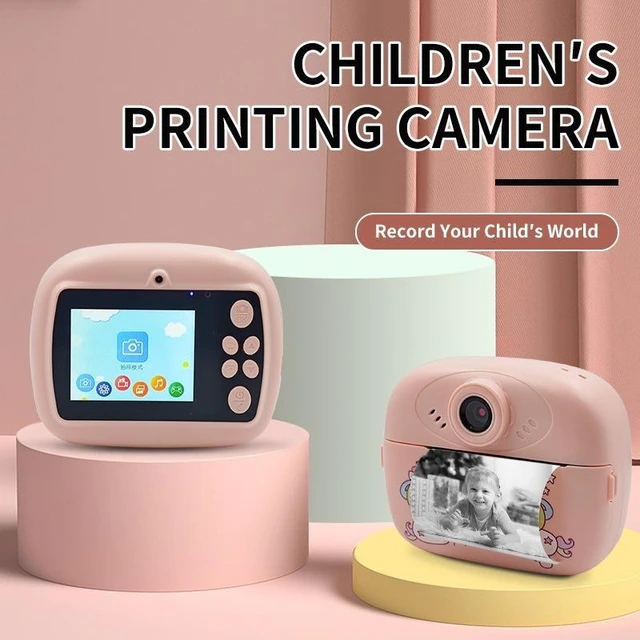 Alt view image 12 of 12 - Instant Print Camera for Kids 48MP HD Dual Lens, 3 Second Photo Printing, Birthday Gift Toy Camera for Boys Girls Ages 3-12, Portable Thermal Print Camera with 4 Block Hit, Timed Photography, Volume