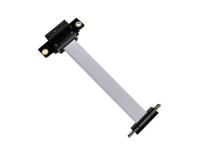 Alt view image 8 of 12 - PCI-e PCI Express 1X Expander Extension Cable, Silver-Plated Shield Foldable, Full-Speed, Stable, Lossless Signal (10cm)