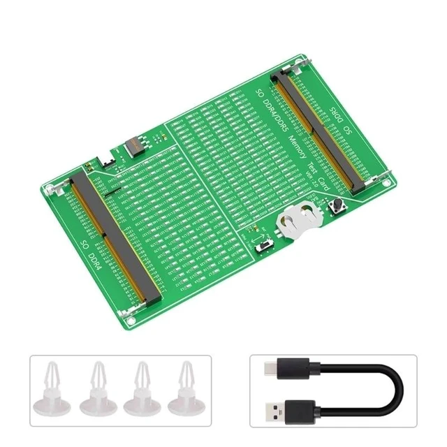 Alt view image 5 of 8 - DDR4/DDR5 Laptop Memory Tester 2-in-1 RAM Diagnostic Tool with LED Indicators, Pinpoint Fault Detection for Contact Issues, Damaged Resistors, and PCB Trace Breaks