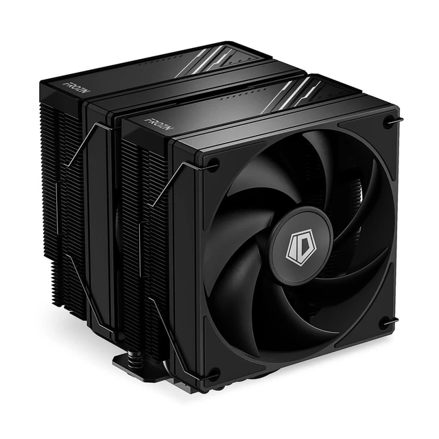 Alt view image 6 of 10 - ID-COOLING FROZN A620 Black - 6.1" Height Black Dual-Tower Air CPU Cooler, 6×6mm Heatpipes, Dual 120x120x25mm FDB Fans, TDP 270W, Intel LGA1700/1851/1200/115X; AMD AM4/AM5 (153mm in Height)