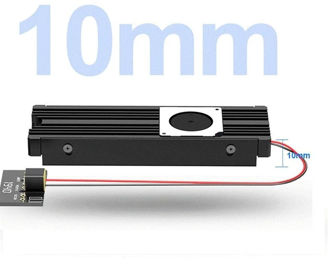 Alt view image 9 of 10 - M.2 Solid State Drive Heat Sink Sata Nvme Ngff Turbo Fan M2 Super Ssd Heat Sink Suitable for M2 Nvme Sata 2280 Pcie Ssd
